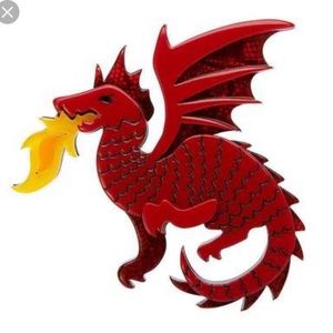 Erstwilder Reign of Fire Dragon Resin Brooch